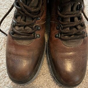 Johnston & Murphy Brown Leather Lace-Up Men's Boots